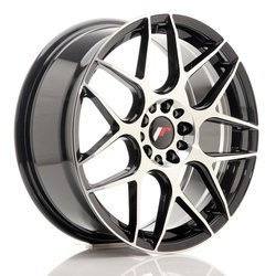 Felga aluminiowa 18" Japan Racing JR18 18x7,5 ET40 5x112/114 Gloss Black MachinedFace