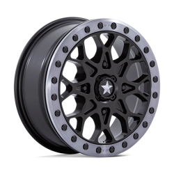 Felga aluminiowa 15" MSA Offroad Wheels M48 PORTAL BEADLOCK 15x6 ET38 4x137 Satin Black