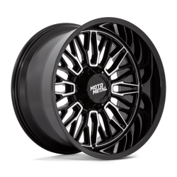 Felga aluminiowa 20" Moto Metal MO809 STINGER 20x10 ET-18 8x180 Gloss Black Machined