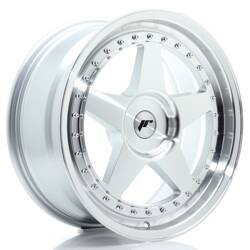 Felga aluminiowa 18" Japan Racing JR6 18x8,5 ET20-40 BLANK Silver Machined Face