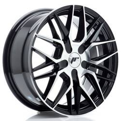 Felga aluminiowa 16" Japan Racing JR28 16x7 ET20-40 BLANK Gloss Black Machined Face