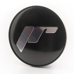 Cap Sticker for C013 - Black + Silver Letters