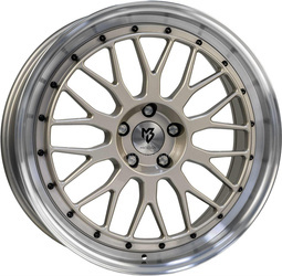 Felga aluminiowa 18" mbDESIGN LV1 18x7,5 ET35 4x108 Jasnoszary polerowany