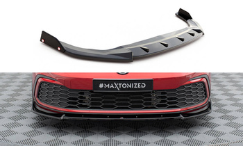Splitter Przedni V.3 + Flaps Maxton Volkswagen Golf GTI / GTE / GTD / R-Line Mk8