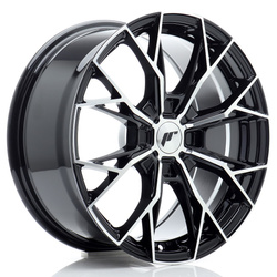 Felga aluminiowa 17" Japan Racing JR49 17x8 ET20-40 4H BLANK Gloss Black Machined Face
