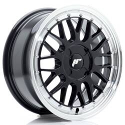 Felga aluminiowa 16" Japan Racing JR23 16x7 ET20-45 4H BLANK Gloss Black w/Machined Lip