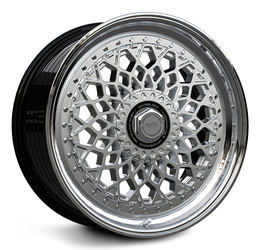 Felga aluminiowa 20" Raffa RF-09 20x8,5 ET45 5x112 Silver-Polished Lip