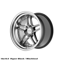 Felga aluminiowa 18" Strom DS-05 18x10,5 ET10 5x120 Hyper Black / Polished Dish