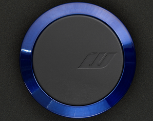 Dekielek Work Wheels Flat Type Black Navy Ring (FBB)