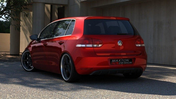 Dyfuzor tylny Maxton Volkswagen Golf MK6 (bez otworu na wydech)
