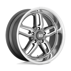 Felga aluminiowa 20" US Mag Cten 20x10 ET1 5x120,65 Matte Gun Metal Milled