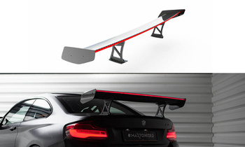 Karbonowy Spoiler Z Wewnętrznymi Wspornikami + LED Maxton BMW M2 F87 / 2 / 2 M-Pack F22