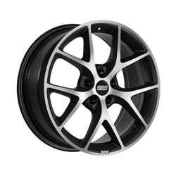 Felga aluminiowa 18" BBS SR 18x8 ET40 5x114 Vulcano Grey Diamond-Cut