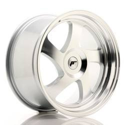 Felga aluminiowa 18" Japan Racing JR15 18x9,5 ET20-40 BLANK Silver Machined Face