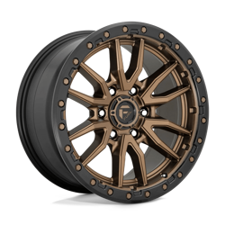 Felga aluminiowa 22" Fuel 1PC D681 REBEL 22x9 ET20 6x135 Matte Bronze Black Bead Ring