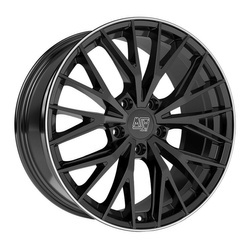 Felga aluminiowa 20" MSW 44 20x10 ET40 5x112 Gloss Black Diamond Lip