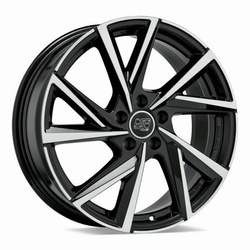 Felga aluminiowa 17" MSW 80-5 17x7 ET45 5x100 Gloss Black Full Polished