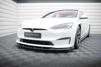 Splitter Przedni V.3 Maxton Tesla Model S Plaid Mk1 Facelift