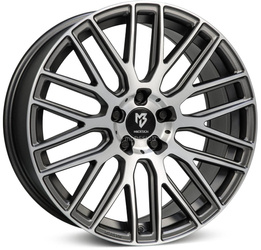 Felga aluminiowa 18" mbDESIGN KV4 18x7,5 ET47 5x112 Szary matt polerowany