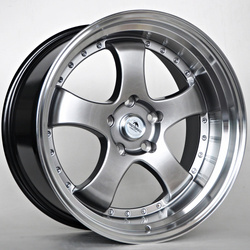 Felga aluminiowa 19" Forzza Flamber 19x9,5 ET25 5x112 Hyper Black/Lip Machined