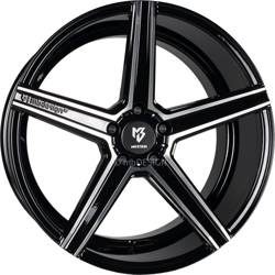 Felga aluminiowa 22" mbDESIGN KV1 DC 22x11 ET35 5x112 Czarny połysk polerowany