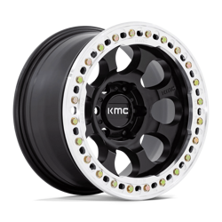 Felga aluminiowa 17" KMC Riot Beadlock 17x8,5 ET0 5x127 Satin Black With Machined Ring