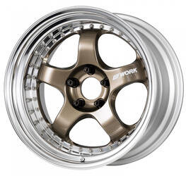 Felga aluminiowa Work Wheels MEISTER S1 3P 20" Titanium Gold(HPG)