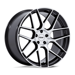 Felga aluminiowa 20" TSW TW002 LASARTHE 20x9 ET20 5x112 Gloss Black Machined
