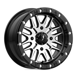 Felga aluminiowa 15" MSA Offroad Wheels M37 BRUTE BEADLOCK 15x7 ET10 4x156 Gloss Black Machined