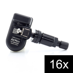 16pcs Czujniki ciśnienia TPMS AirMax TPMS V2 Sensor 315+433MHz Metal Black