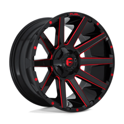 Felga aluminiowa 20" Fuel Contra 20x10 ET-18 5x114,3/127 Gloss Black Red Tinted Clear