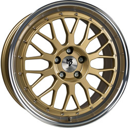 Felga aluminiowa 18" mbDESIGN LV1 18x7,5 ET45 5x108 Złoty polerowany