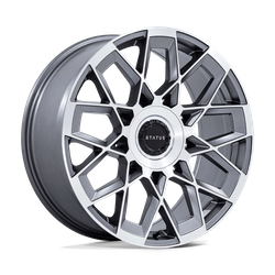 Felga aluminiowa 24" Status ST005 MATRIX 24x10 ET20 BLANK Anthracite Mirrored