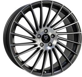 Felga aluminiowa 19" mbDESIGN VR3 19x8,5 ET50 5x108 Szary matt polerowany