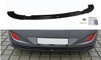 Splitter tylny srodkowy Maxton Hyundai i30 MK2 (czarny połysk)