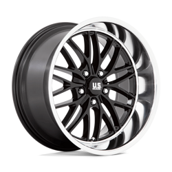 Felga aluminiowa 20" US Mag Santa Cruz 20x8,5 ET6 5x120,65 Gloss Black With Diamond Cut Lip