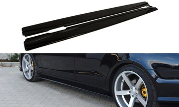 Dokładki progów Maxton Mercedes CLS C218 AMG Line (czarny połysk)