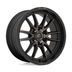 Felga aluminiowa 20" Fuel Clash 20x9 ET1 6x135 Matte Black Double Dark Tint