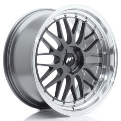 Felga aluminiowa 20" Japan Racing JR23 20x10,5 ET20-45 5H BLANK Hyper Gray w/Machined Lip