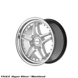 Felga aluminiowa 17" Strom DS-05 17x8,5 ET26 5x114.3 Hyper Silver / Polished Dish