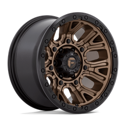 Felga aluminiowa 20" Fuel Traction 20x9 ET1 5x127 Matte Bronze With Black Ring