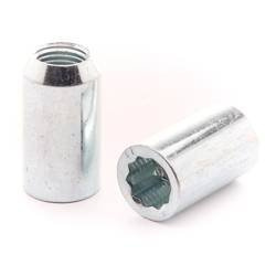 SILVER star lug nut M14x1,5 - 1PC