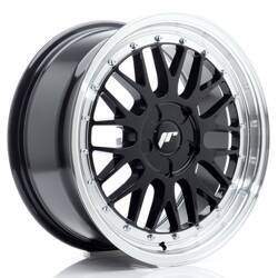 Felga aluminiowa 17" Japan Racing JR23 17x8 ET20-45 5H BLANK Gloss Black w/Machined Lip