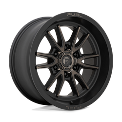 Felga aluminiowa 18" Fuel Clash 18x9 ET1 6x139,7 Matte Black Double Dark Tint