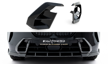 Karbonowe Wloty Powietrza W Zderzaku Przednim Prepreg Maxton BMW X7 M-Pack G07 Facelift