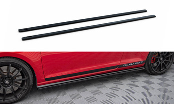Dokładki progow Maxton Volkswagen Golf MK7 GTI Clubsport (czarny połysk)