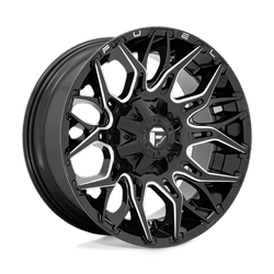 Felga aluminiowa 20" Fuel Twitch 20x9 ET1 6x135/139,7 Glossy Black Milled