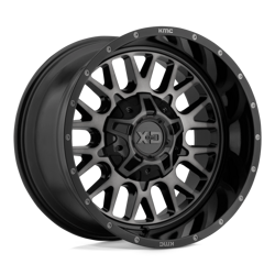 Felga aluminiowa 20" XD Snare 20x9 ET0 5x127/139,7 Gloss Black Gray Tint