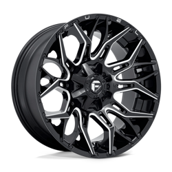 Felga aluminiowa 22" Fuel Twitch 22x10 ET-18 8x170 Glossy Black Milled