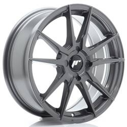 Felga aluminiowa 17" Japan Racing JR21 17x7 ET20-40 4H BLANK Hyper Gray